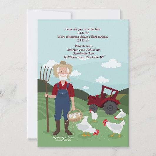 Boerderij Harper Uitnodiging (Voorkant)