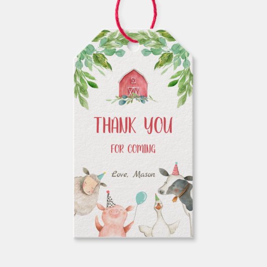 Boerderij Hartelijk dank voor het pleidooi voor de Cadeaulabel (Voorkant)