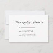 Boerderij Hay Bales Country Wedding RSVP (Achterkant)