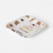 Boerderij Heilige Koe Baby shower Papieren Bordje (Gebogen)