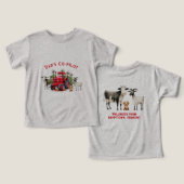 Boerderij Helper Red Tractor Gezegde (Ontwerp Voorkant & Achterkant)