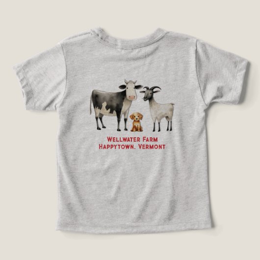 Boerderij Helper Red Tractor Gezegde (Design achterkant)