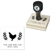 Boerderij Hen | Boerderij of kippenhok gepersonali Rubberstempel (Gestempeld)