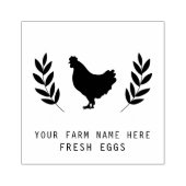 Boerderij Hen | Boerderij of kippenhok gepersonali Rubberstempel (Afrduk)