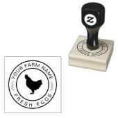 Boerderij Hen | Boerderij of kippenhok gepersonali Rubberstempel (Gestempeld)
