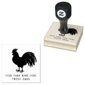 Boerderij Hen | Boerderij of kippenhok gepersonali Rubberstempel (Gestempeld)