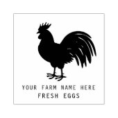 Boerderij Hen | Boerderij of kippenhok gepersonali Rubberstempel (Afrduk)