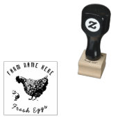 Boerderij Hen | Eieren Rubberstempel (Gestempeld)