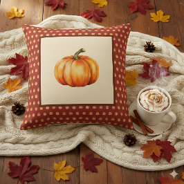 Boerderij Herfst Decor met pompoen - Retro Herfst Kussen