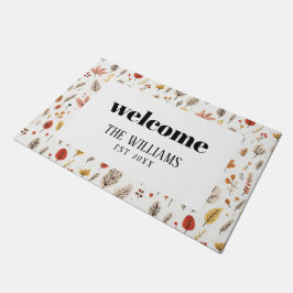 Boerderij Herfst Familie Gepersonaliseerde Naam We Deurmat