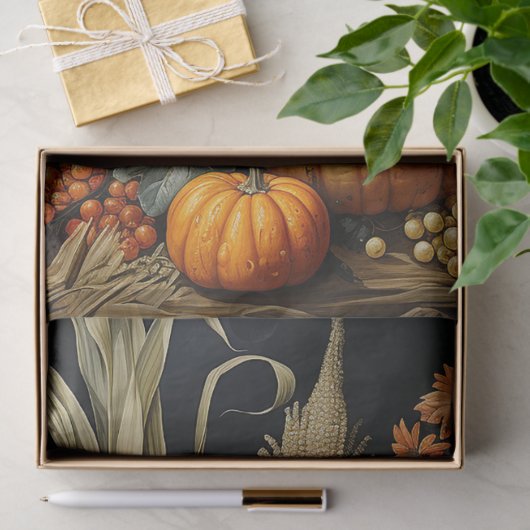 Boerderij Herfst herfst pompoen decoupage Tissuepapier (Geschenk)