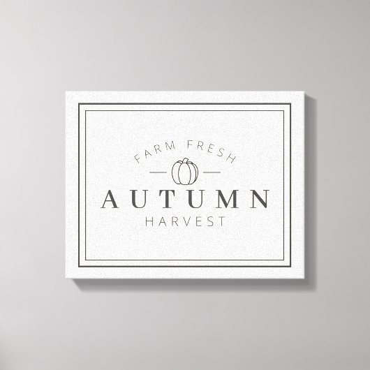 Boerderij herfst Oogst Herfst Canvas Afdruk (Voorkant)