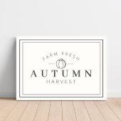 Boerderij herfst Oogst Herfst Canvas Afdruk