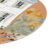 Boerderij Herfst Porch Custom House Nummer Snijplank (Hoek)