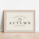 Boerderij herfst Poster Herfst<br><div class="desc">We voegen altijd dagelijks nieuwe design toe!</div>