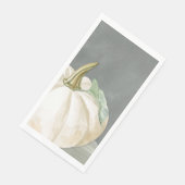 Boerderij herfst witte pompoen servet (Hoek)