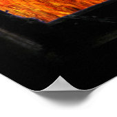 Boerderij Herfsten voorzijde - Poster/afdruk Poster (Hoek)