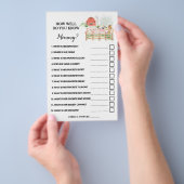 Boerderij Hoe goed ken je de gamekaart van mama Sh Flyer (Hand)