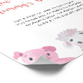 Boerderij - Hoe groot is mama's buik spel Poster (Hoek)