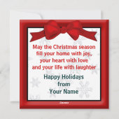 Boerderij Homestead Barn Animals kerstcadeautje Feestdagenkaart (Achterkant)