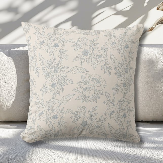  boerderij Homestead Flowers Sierkussen (Creator heeft geüpload)