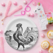 boerderij hongpartij papieren bordje (Feest)