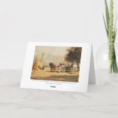 Boerderij Horses Verjaardag Kaart (Achterkant)