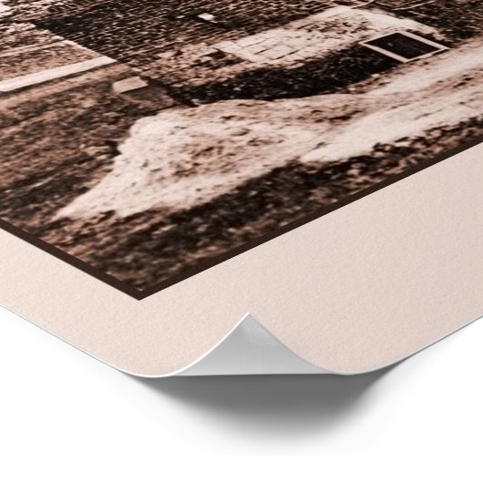 Boerderij Hougoumont, Waterloo (klein) Poster (Hoek)