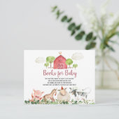 Boerderij House Animals Barnyard Books for Baby Briefkaart (Staand voorkant)
