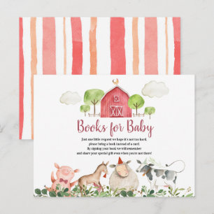 Boerderij House Animals Barnyard Books for Baby Briefkaart