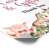 Boerderij House Animals Barnyard Cards & Gifts Poster (Hoek)