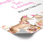 Boerderij House Animals Barnyard Dank u voor uw ko Poster (Hoek)