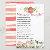 Boerderij House Animals Barnyard die mama het best (Voorkant / Achterkant)