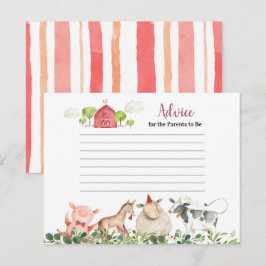 Boerderij House Animals Barnyard Greenery Advice Informatiekaartje