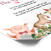 Boerderij House Animals Barnyard Raad Baby Poster (Hoek)