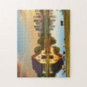 Boerderij House Animals De dagelijkse puzzel Recen Legpuzzel (Verticaal)