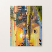 Boerderij House Easy Brain Art Puzzel Foto Puzzels (Verticaal)