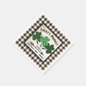 BOERDERIJ HOUSE ST PATRICK'S DAY SHAMROCK DECOUPAG SERVET (Hoek)