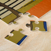 Boerderij House, voeg tekst toe, Legpuzzel (Zijkant)