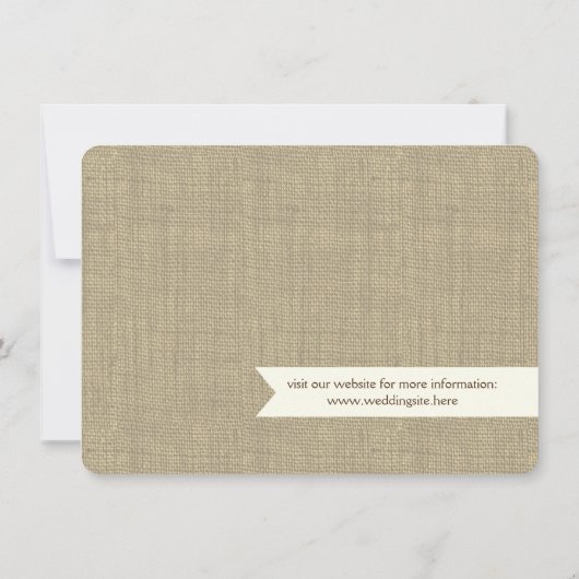 Boerderij Hout en Madeliefjes Foto Bewaar de Datum Kaart (Achterkant)