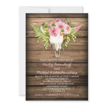 Boerderij Hout Roze Bloemen Koeien Schedel Hoorns 