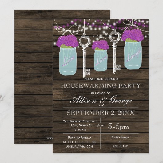 Boerderij houten metselaars potten sleutels rustie kaart (Voorkant / Achterkant)