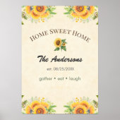 Boerderij Huis Decoratie Poster Gepersonaliseerd G (Voorkant)