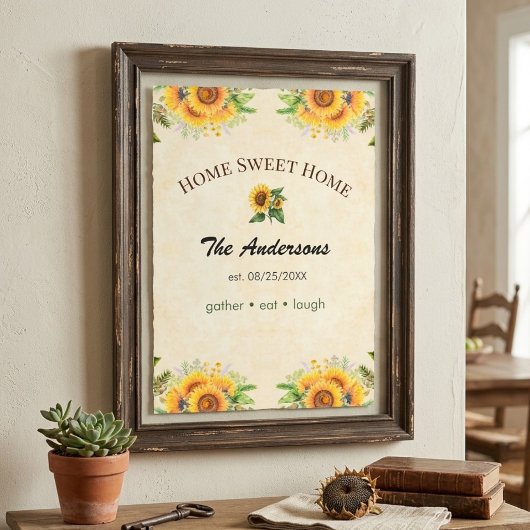 Boerderij Huis Decoratie Poster Gepersonaliseerd G