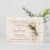 Boerderij huis huwelijksuitnodiging kaart (Staand voorkant)