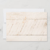 Boerderij huis huwelijksuitnodiging kaart (Achterkant)