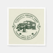  BOERDERIJ HUIS RANCH BOERDERIJ DECOUPAGE KUNST SERVET (Voorkant)