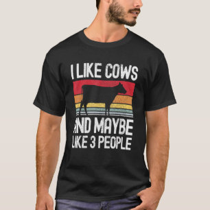 Boerderij ik hou van Koeien en misschien wel van 3 T-shirt