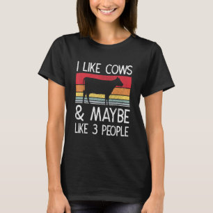 Boerderij ik hou van Koeien en misschien wel van 3 T-shirt