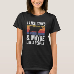 Boerderij ik hou van Koeien en misschien wel van 3 T-shirt